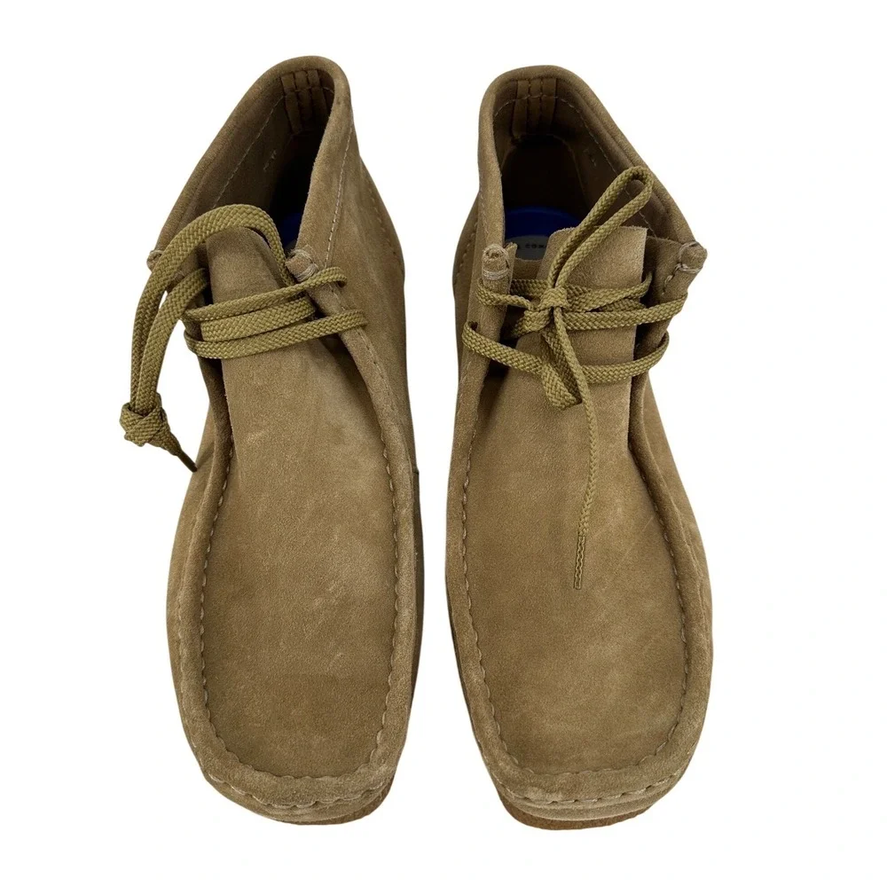 Clarks‎ Shacre Boot Mens 11 Dark Sand Suede Moc Toe Wallabee Chukka 261594387100